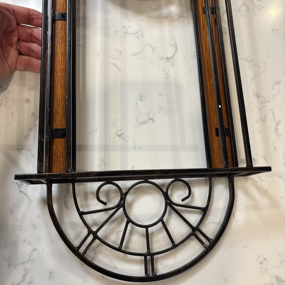 Howard Miller Devahn Wall Clock Antique Bronze Wrought Iron Roman Numeral 625241 - Picture 8 of 10